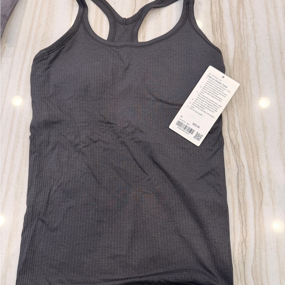lululemon athletica Charcoal Tank Top